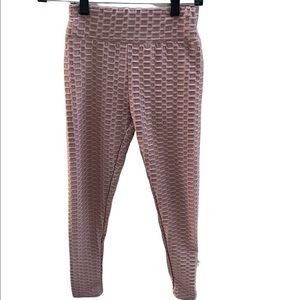 Woman’s Be Divine Textured Leggings Smoky Mauve Size S